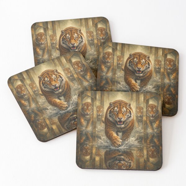 Item preview, Tiger Mirror Guardian – Reflections of Strength designed and sold by GeoWild Designs.