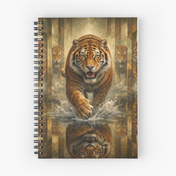 Item preview, Tiger Mirror Guardian – Reflections of Strength designed and sold by GeoWild Designs.