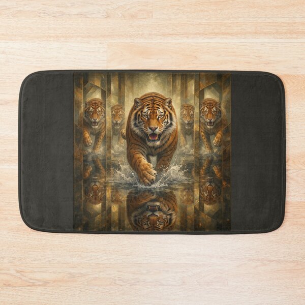 Item preview, Tiger Mirror Guardian – Reflections of Strength designed and sold by GeoWild Designs.