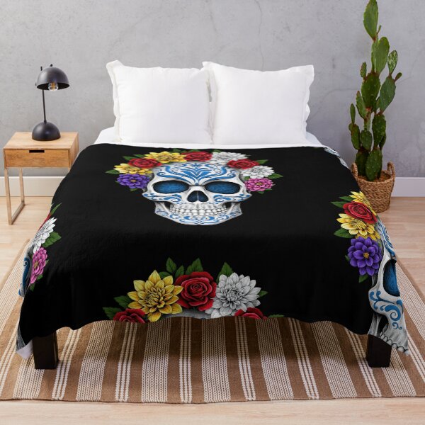 Item preview, Porcelain Skull Blooming with Roses designed and sold by Grafititee.