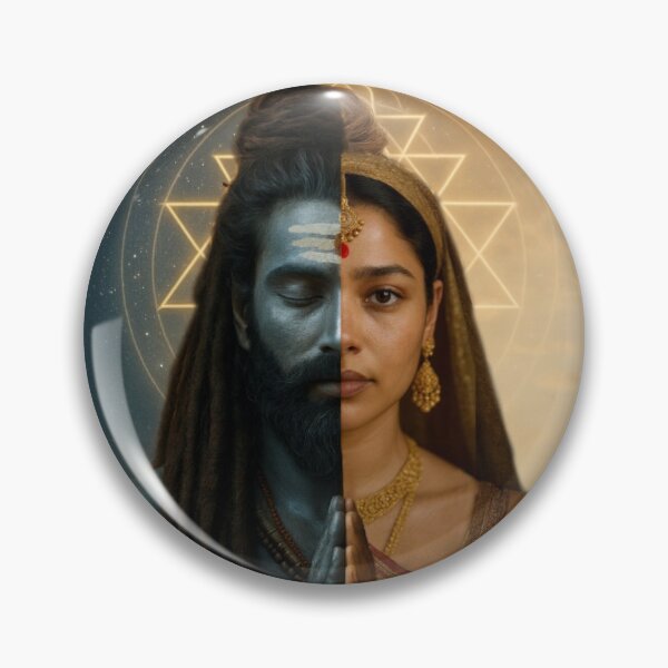 Item preview, ARDHANARISHVARA - Divine Union Shiva Shakti designed and sold by Artespirit.