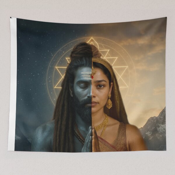 Item preview, ARDHANARISHVARA - Divine Union Shiva Shakti designed and sold by Artespirit.