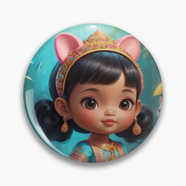 Item preview, Girl with animal friends designed and sold by Sweet Dreams Ambience.