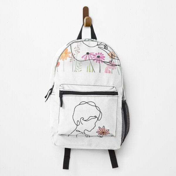 Item preview, A boy is picking flowers in the field. designed and sold by VanillaVicArt.