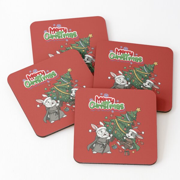 Item preview, Merry Christmas pippin and gandalf bunny LOTR designed and sold by karsivenco.