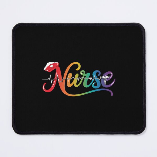 Item preview, Nurse LGBT Registered Nursing RN Rainbow Flag Gay Pride designed and sold by CombatTask.
