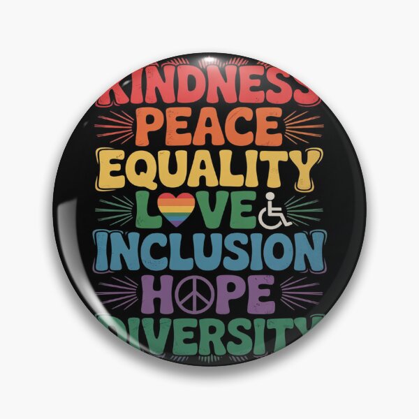 Item preview, LGBT Kindness Peace Equality Love Inclusion Hope Diversity 1  designed and sold by PowAcademy.
