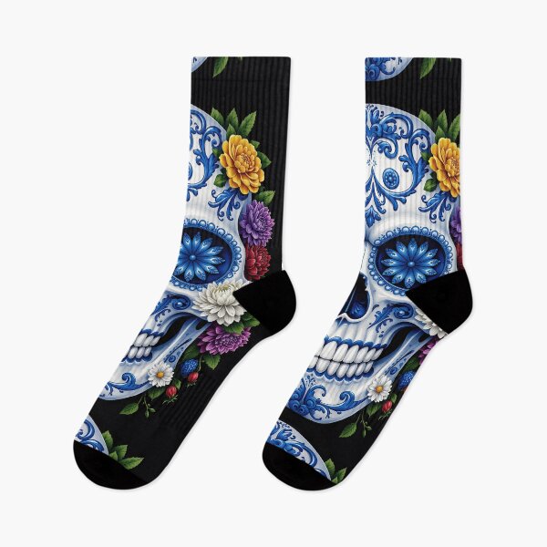 Item preview, Porcelain Skull Blooming with Roses designed and sold by Grafititee.
