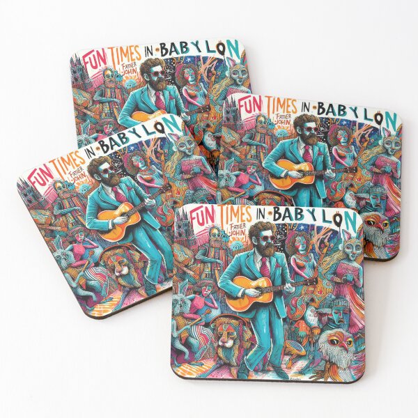 Item preview, Fun Times in Babylon – Surreal Folk Music Illustration designed and sold by DiamondSkyShirt.
