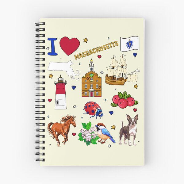 Item preview, I Heart Massachusetts Travel & Souvenir Art | New England Pride designed and sold by mashmosh.
