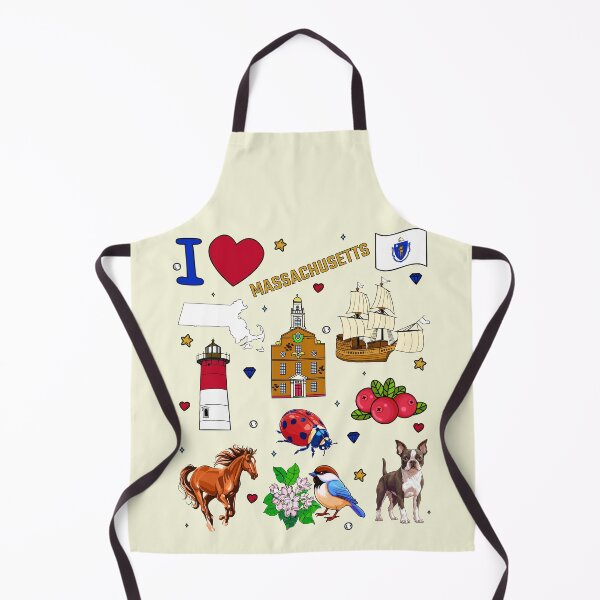 Item preview, I Heart Massachusetts Travel & Souvenir Art | New England Pride designed and sold by mashmosh.