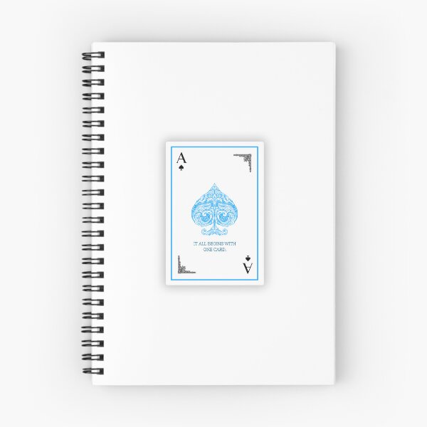 Item preview, Blue Ace of Spades - The First Trick - Cardistry Art designed and sold by Armagan Design.