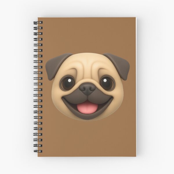 Item preview, Happy Pug Emoji designed and sold by Cats and Other Things.