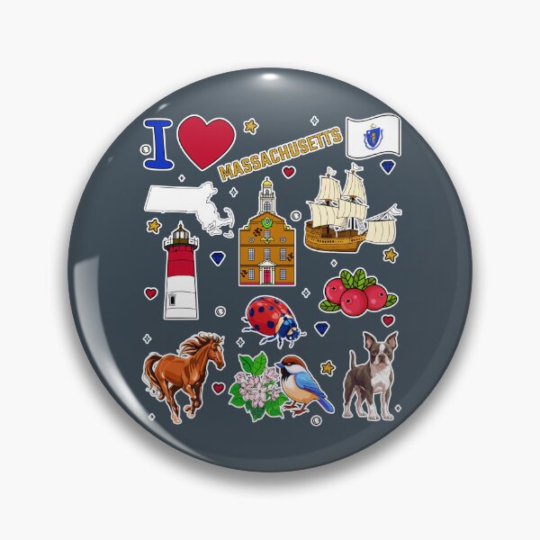 Item preview, I Love Massachusetts | State Pride Collection designed and sold by mashmosh.