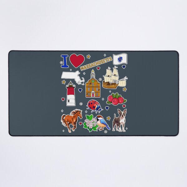 Item preview, I Love Massachusetts | State Pride Collection designed and sold by mashmosh.