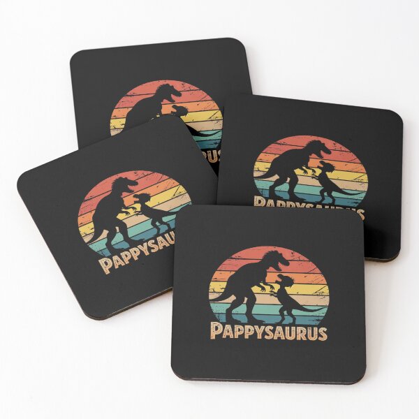 Item preview, Pappysaurus Rex Pappy Dinosaur 2 Kids Fathers Day,christmas  designed and sold by MythWoot.