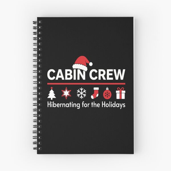 Item preview, Cabin Crew Hibernating for the Holidays: Winter Travel Humor, Cozy Seasonal Quote Retro Graphic Art designed and sold by Merchall  store.