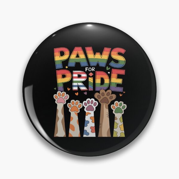 Item preview, Paws For Pride Month LGBTQ Gay Lesbian Pets Cats Dogs Lover designed and sold by MythWoot.