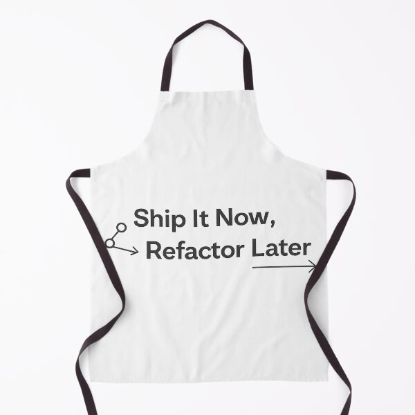 Item preview, Ship It Now, Refactor Later — Developer Workflow Quote designed and sold by techy-rrr.