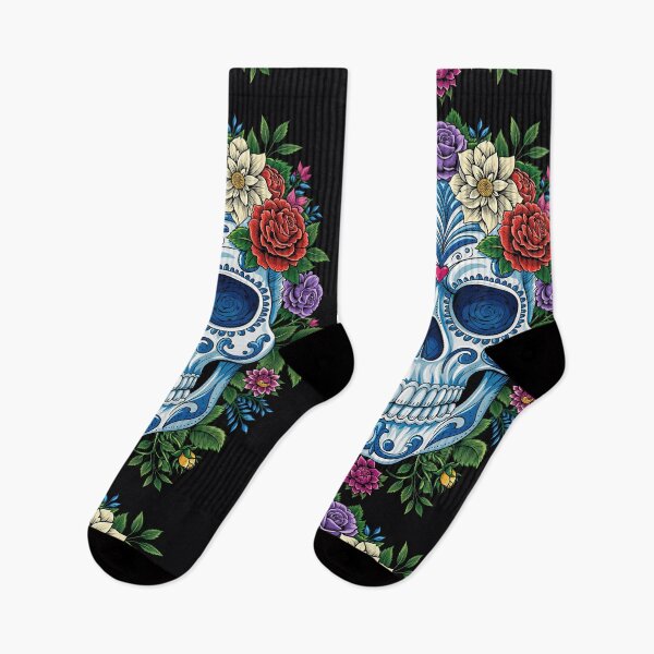 Item preview, Porcelain Skull Blooming with Roses designed and sold by Grafititee.