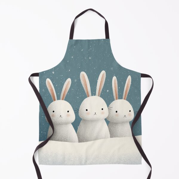 Item preview, Three Lucky White Rabbits - Monthly Good Fortune Charm designed and sold by casualnature.