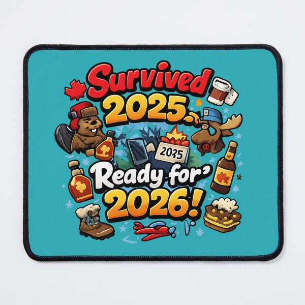 Item preview, Survivor of 2025, ready for 2026 – Canadian New Year's Eve Humor designed and sold by mocci10.
