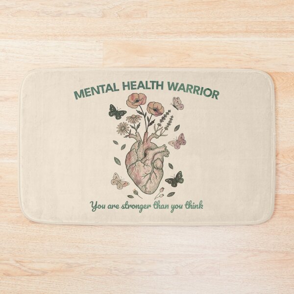 Item preview, Mental Health Warrior - Botanical Heart Empowerment Design designed and sold by gringoods.