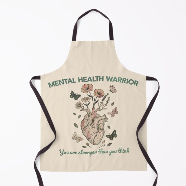 Item preview, Mental Health Warrior - Botanical Heart Empowerment Design designed and sold by gringoods.