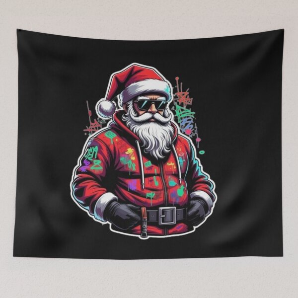 Item preview, cool santa claus with glasses designed and sold by CanvasRebel.