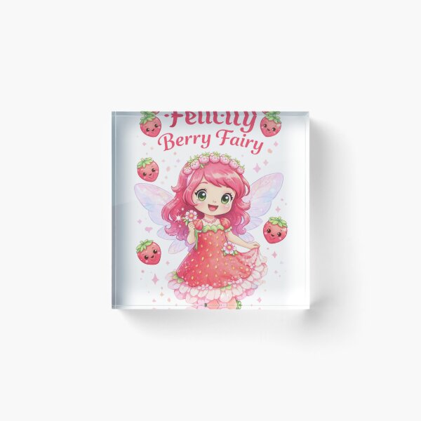 Item preview, Felicity Berry Fairy – Cute Strawberry Fairy Princess Kids Design designed and sold by TeesNtotes.
