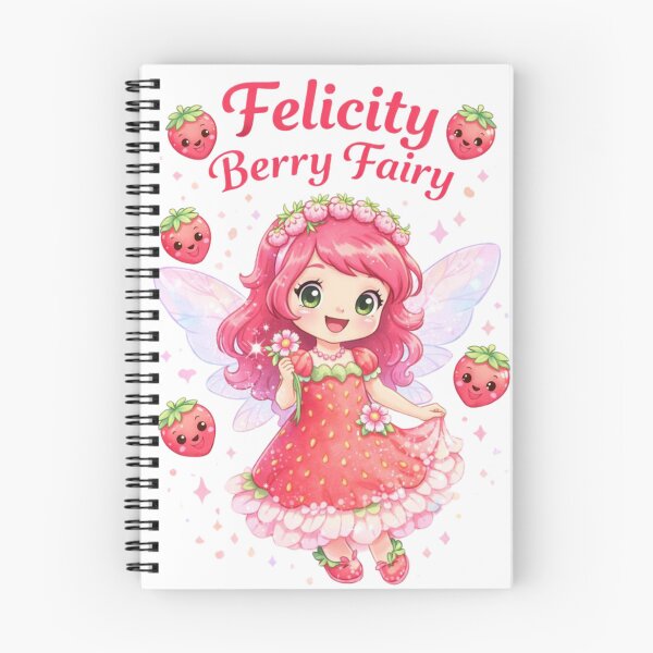 Item preview, Felicity Berry Fairy – Cute Strawberry Fairy Princess Kids Design designed and sold by TeesNtotes.