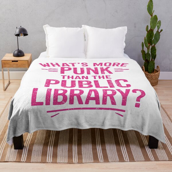 Item preview, What's More Punk Than The Public Library Reading designed and sold by hemagamo.