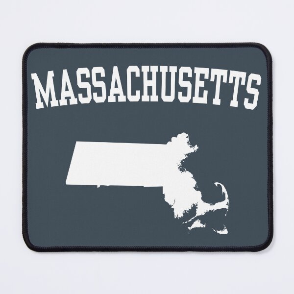 Item preview, Massachusetts State Map - Vintage College Style Text designed and sold by mashmosh.