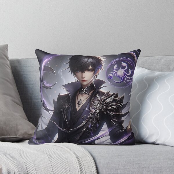 Artikelvorschau, Dark-Fantasy-Anime-Magier | Anime-Junge mit Drachengeist-Illustration entworfen und verkauft von shopwithcare.