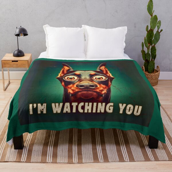 Item preview, I'm Watching You Doberman – Funny Intense Dog Meme Tee designed and sold by Kmcantley.