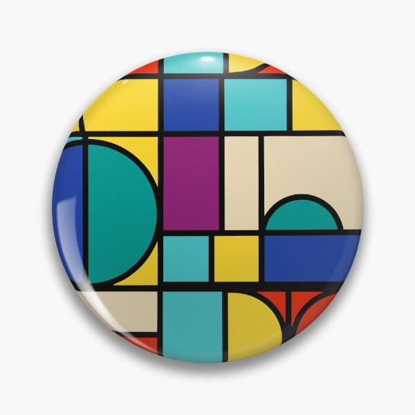 Artikelvorschau, Bauhaus Geometric Gradient Pattern – Colorful Abstract Design entworfen und verkauft von Timegraf.