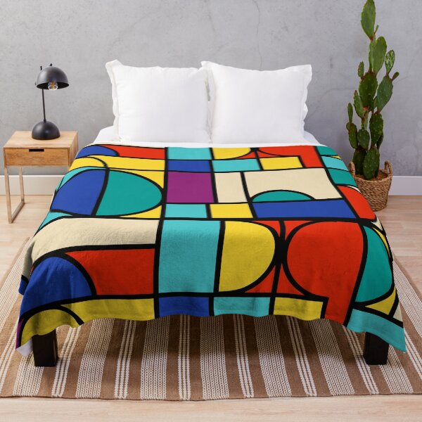 Item preview, Bauhaus Geometric Gradient Pattern – Colorful Abstract Design designed and sold by Timegraf.