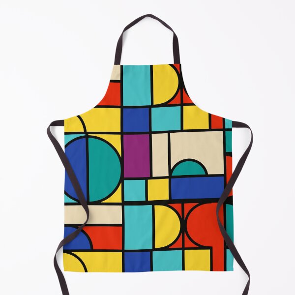 Aperçu de l'œuvre Bauhaus Geometric Gradient Pattern – Colorful Abstract Design créée et vendue par Timegraf.