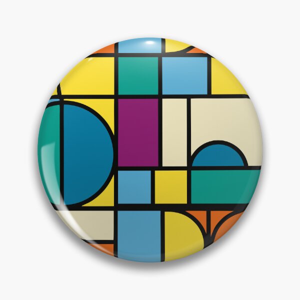 Artikelvorschau, Bauhaus Geometric Gradient Pattern – Colorful Abstract Design entworfen und verkauft von Timegraf.