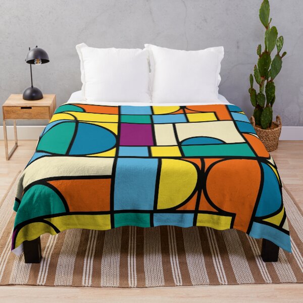 Item preview, Bauhaus Geometric Gradient Pattern – Colorful Abstract Design designed and sold by Timegraf.