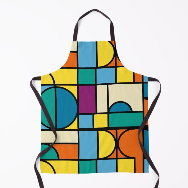 Aperçu de l'œuvre Bauhaus Geometric Gradient Pattern – Colorful Abstract Design créée et vendue par Timegraf.