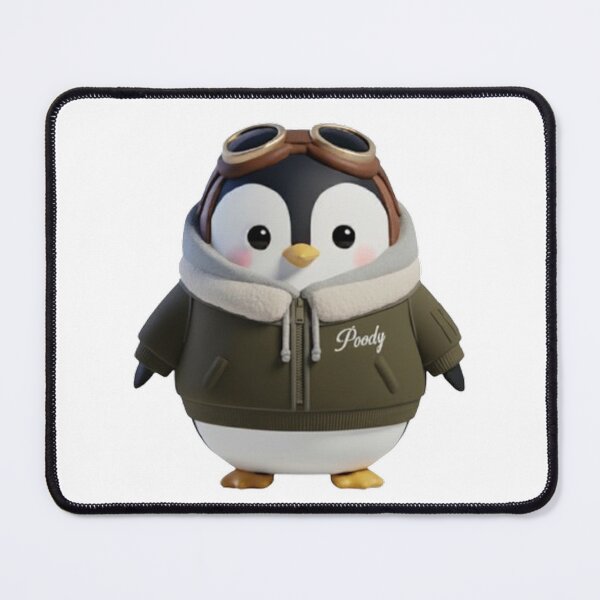 Item preview, Avi Poody – Olive | Cute Aviator Penguin Character designed and sold by HNstory.