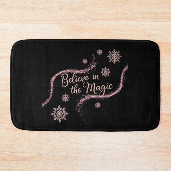 Item preview, Believe in the Magic- Glitter Snowflake Christmas Quote Design designed and sold by Aarvya Fashion Club ( A.F.C ).