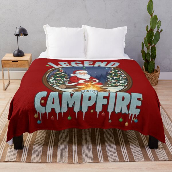 Item preview, Legend of the Campfire – Santa Claus Christmas Design designed and sold by Blaze & Trail Creative.
