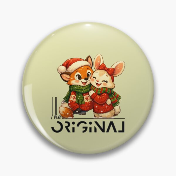 Item preview, Cozy Winter Pals – Cute Festive Animal Couple Illustration designed and sold by Sonia dutta_art.