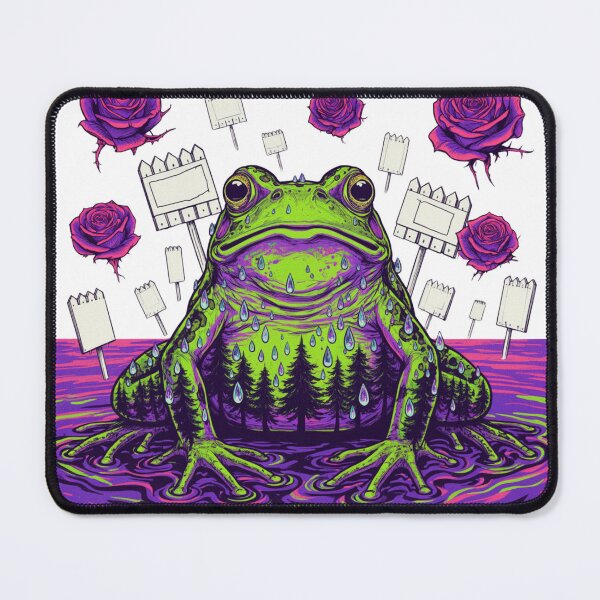 Item preview, Neon Portland Protest Frog – Rose City Resistance designed and sold by w66aboo.