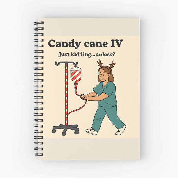Item preview, Candy Cane IV Nurse designed and sold by Rebuilt Tech LLC.