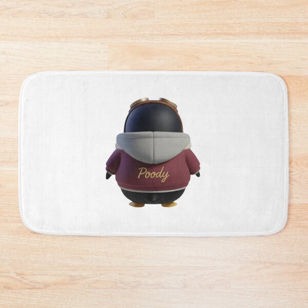 Item preview, Avi Poody – Burgundy (Back View) | Cute Aviator Penguin Character designed and sold by HNstory.