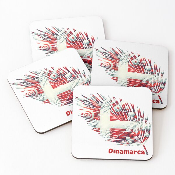 Item preview, Abstract Denmark Flag – Feather Design designed and sold by ArteJorge48.