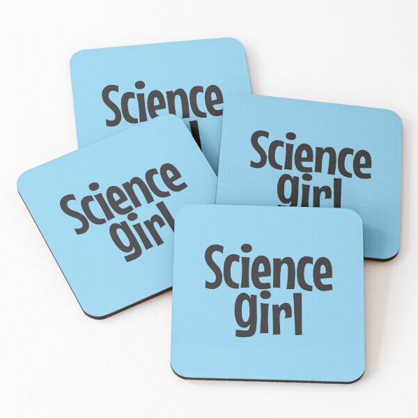 Item preview, Science girl black text designed and sold by Think4Prints.